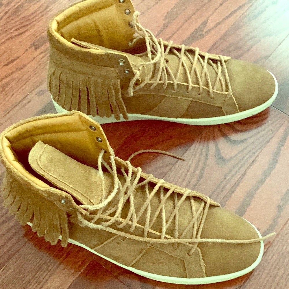 YSL men’s fringe sneakers